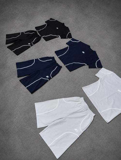 Reflective-strip Casual Set