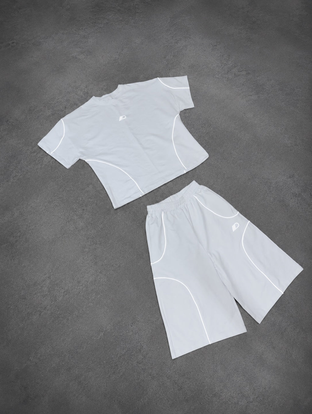 Reflective-strip Casual Set