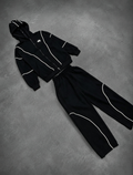 REFLECTIVE-STRIP MASK HOODIE SET