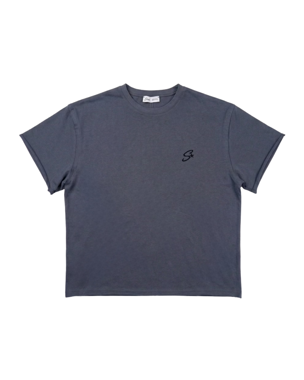 Kelebek  Sırt Detaylı Füme T-Shirt
