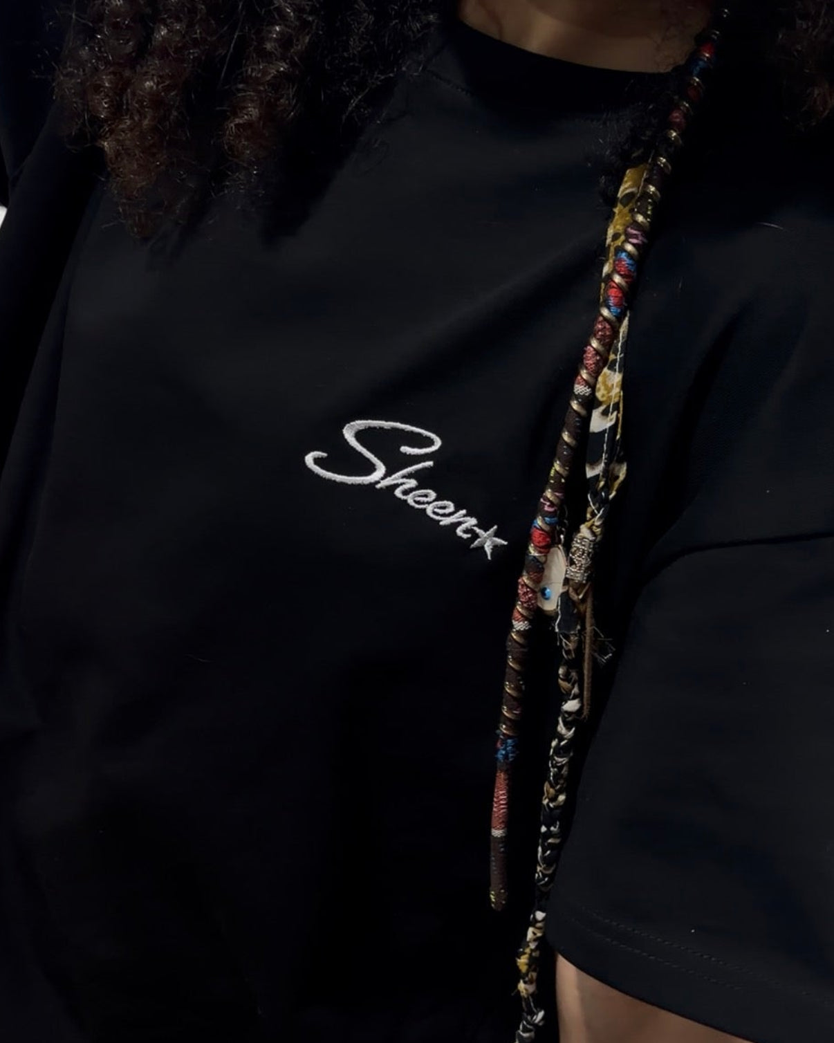 Crystal Sırt Parıltılı T-Shirt