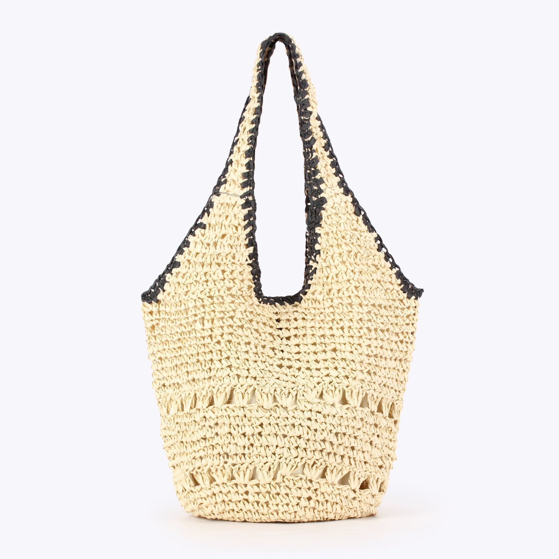 Woven Bag – Casual Beach Vacation Tote, Daily Versatile Commuter Purse, Unique Women's Accessory