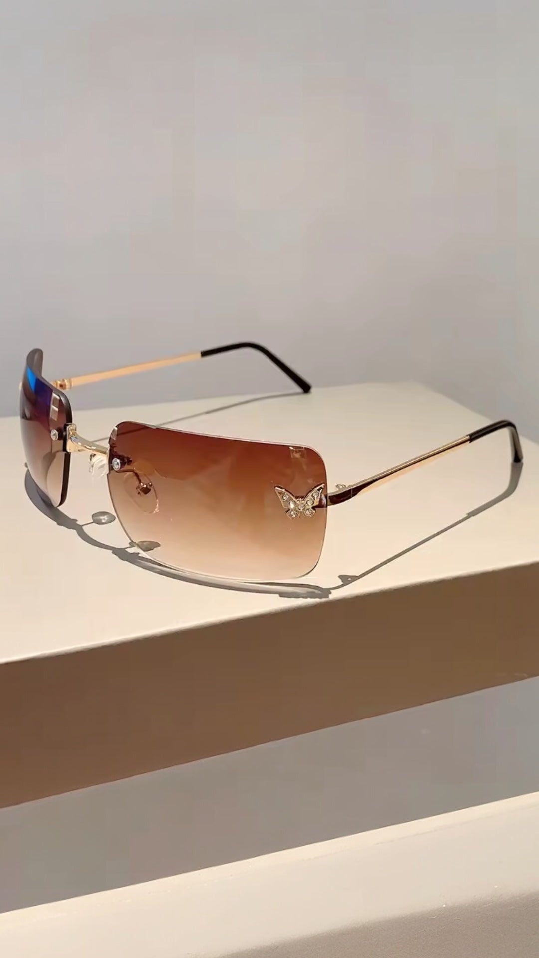 Papillon Blue Sunglasses